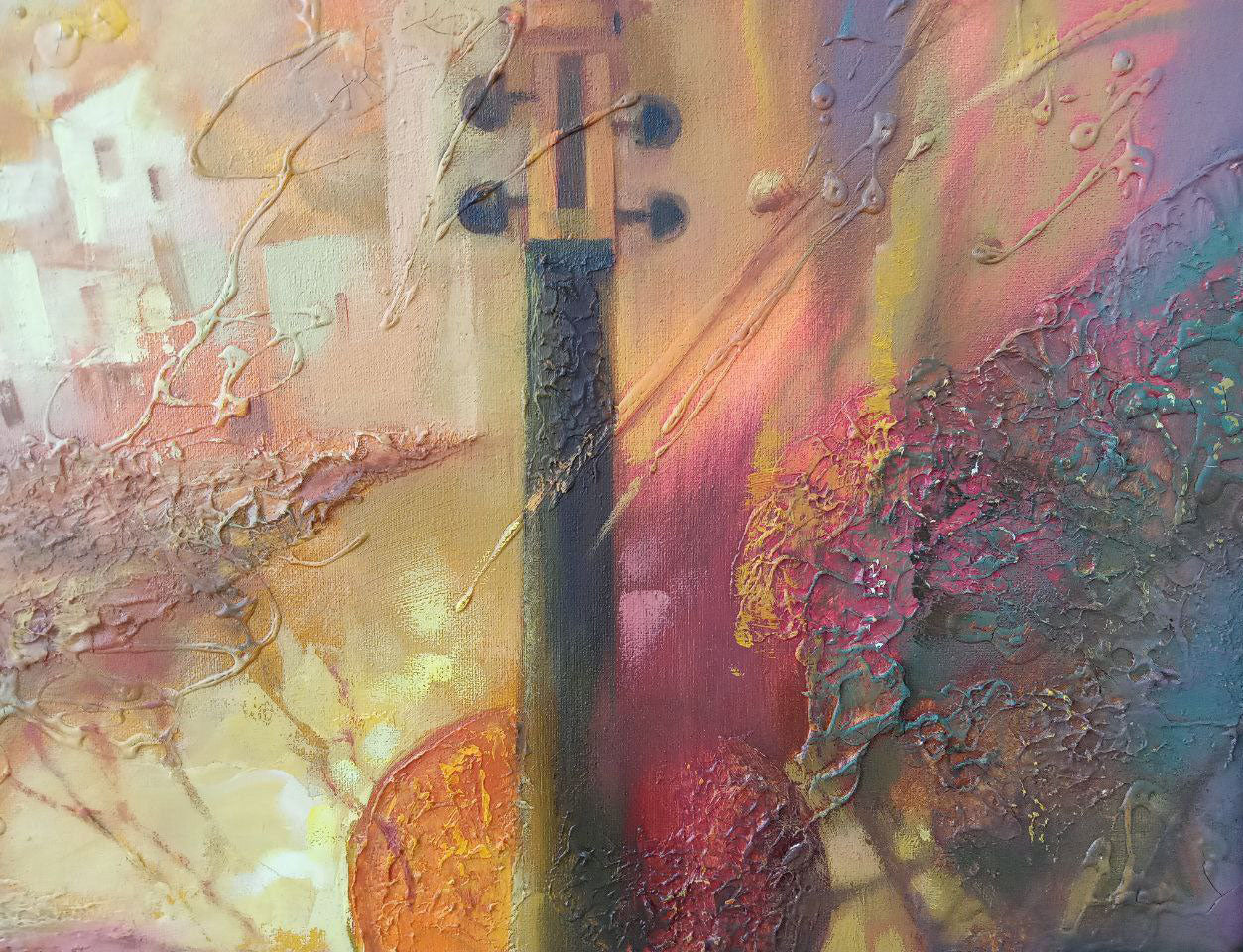 Oil painting Violin Anatoly Borisovich Tarabanov