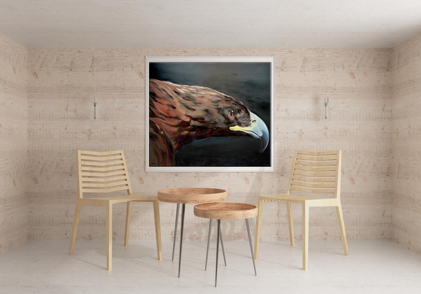 Eagle: an oil painting by Igor Konovalov