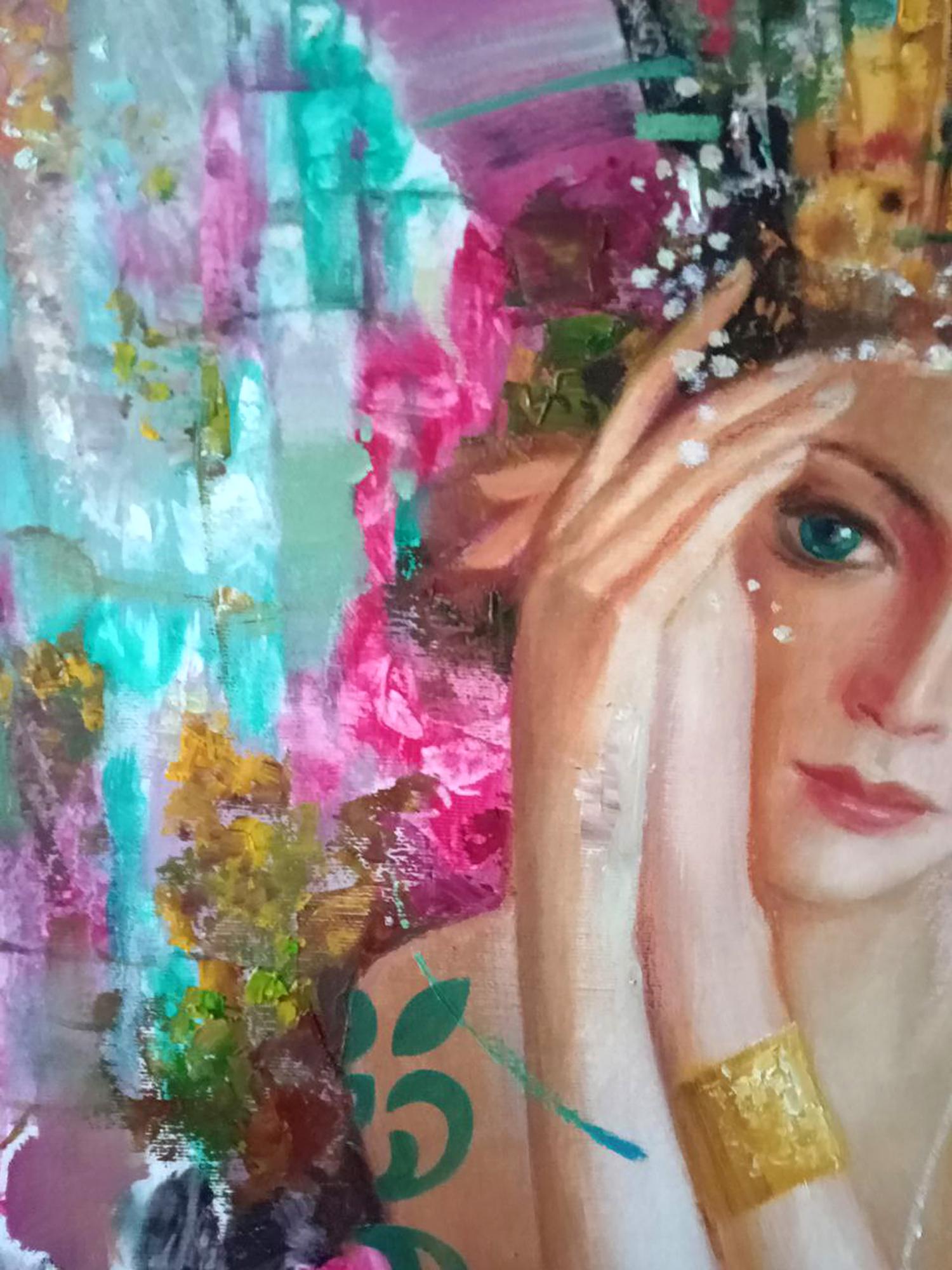 Anatoly Borisovich Tarabanov's oil artwork, "Hummingbird," depicting the colorful elegance.