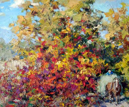Oil painting Indian summer Alexander Cherednichenko