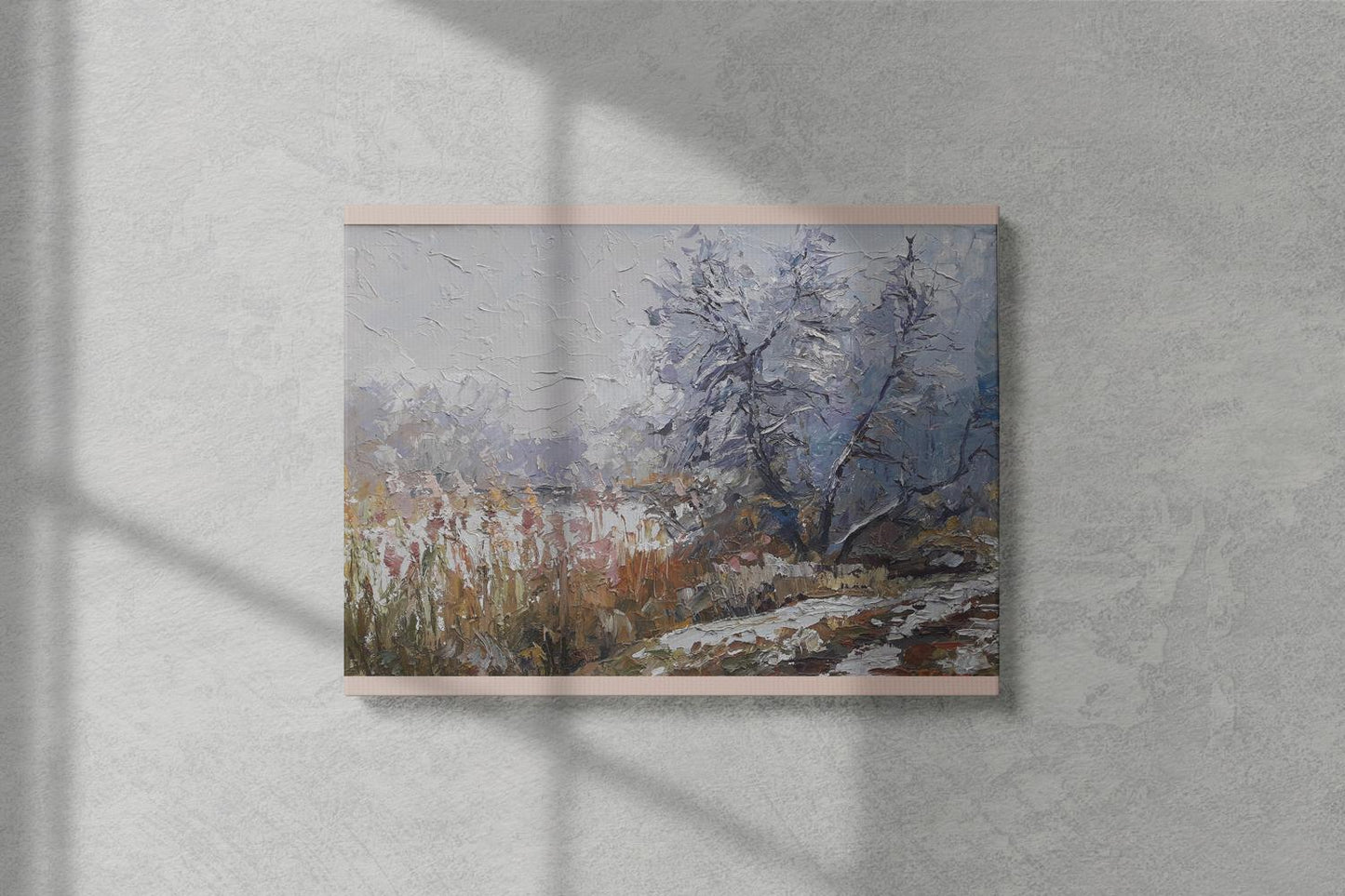 Oil painting Breath of winter
