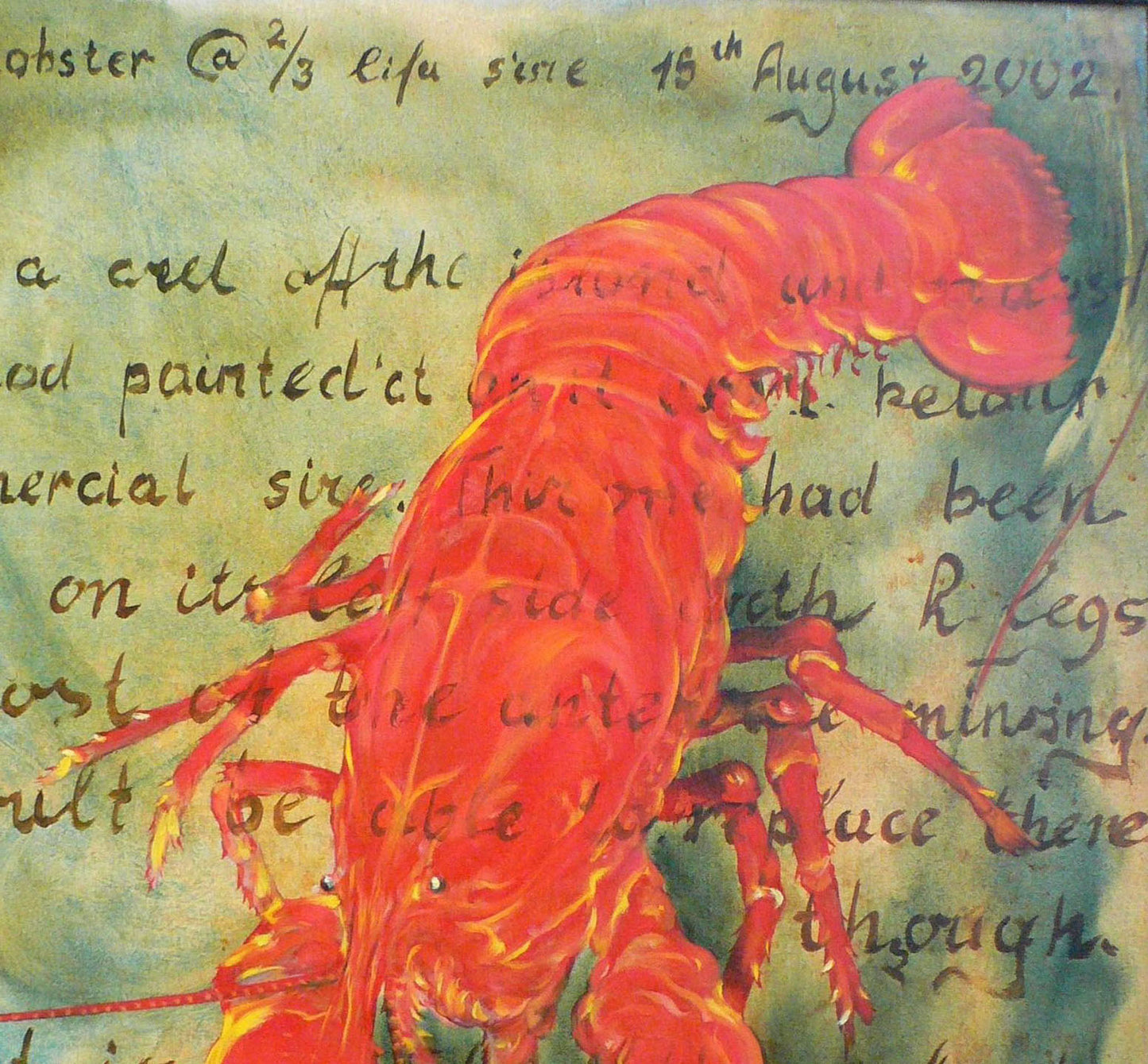 Oil painting Lobster Korkishko Vasily