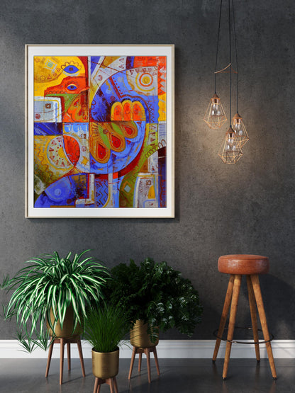 Oil painting Abstract painting 