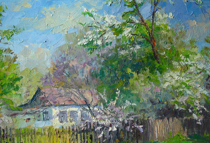 Oil painting Flowering garden / Serdyuk Boris Petrovich