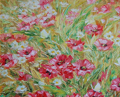 Oil painting Ukraine Flowers  Artim Olga