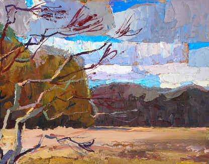 Oil painting Autumn Egor Shvachunov