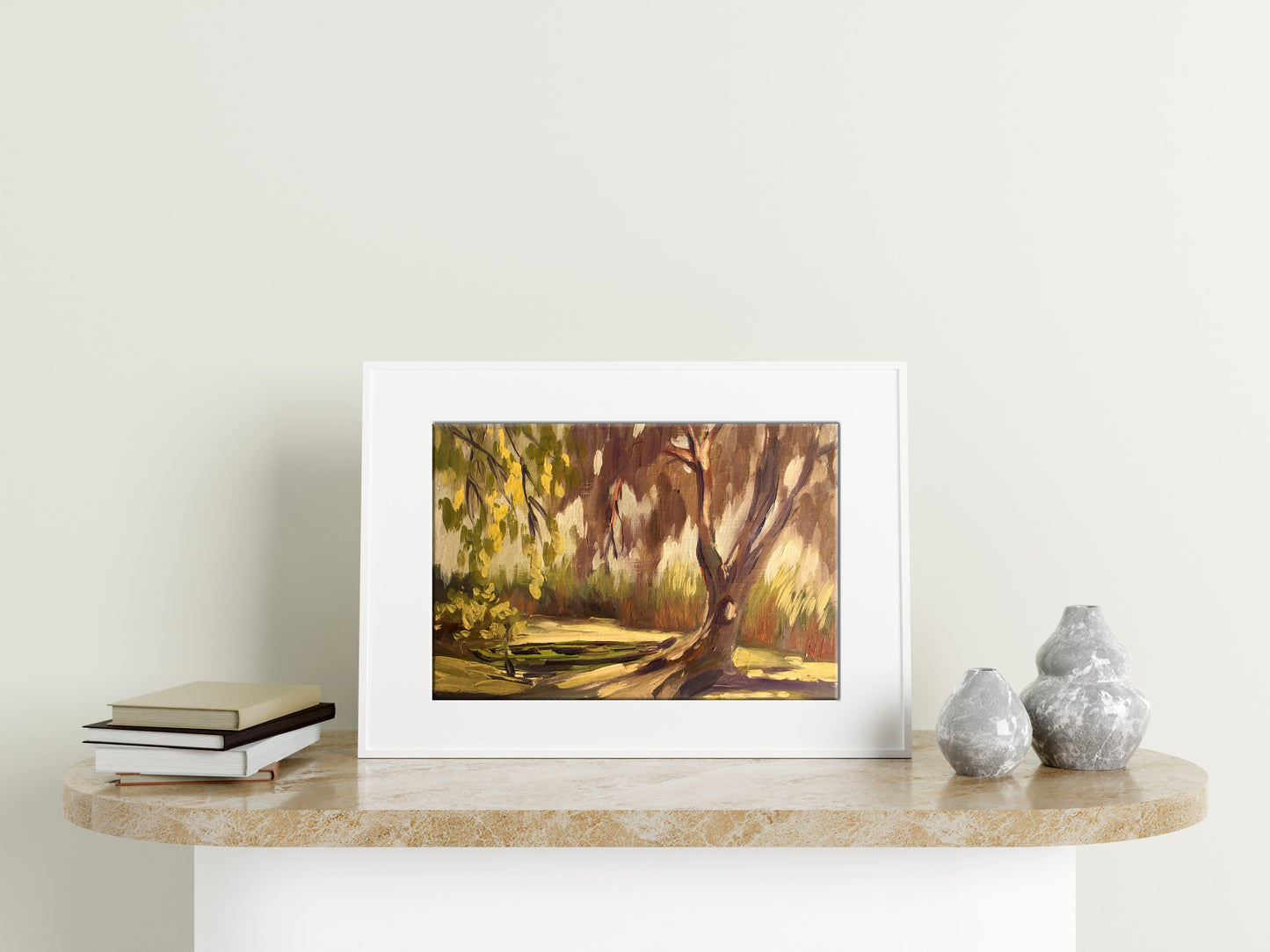 Oil painting Autumn forest Svetlana Gramm