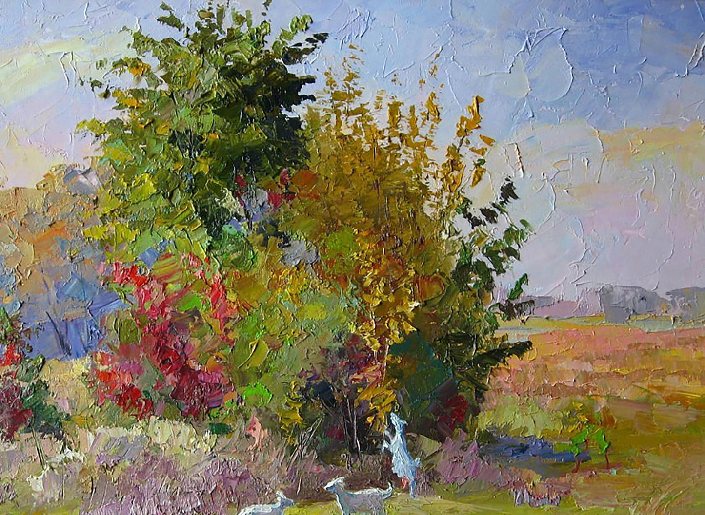 Oil painting October day / Serdyuk Boris Petrovich