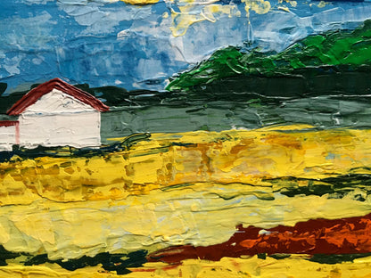 Oil painting House by the coast Zadorozhnya V. V.