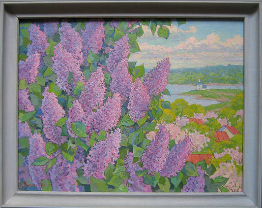 Oil painting Lilac Savenets Valery