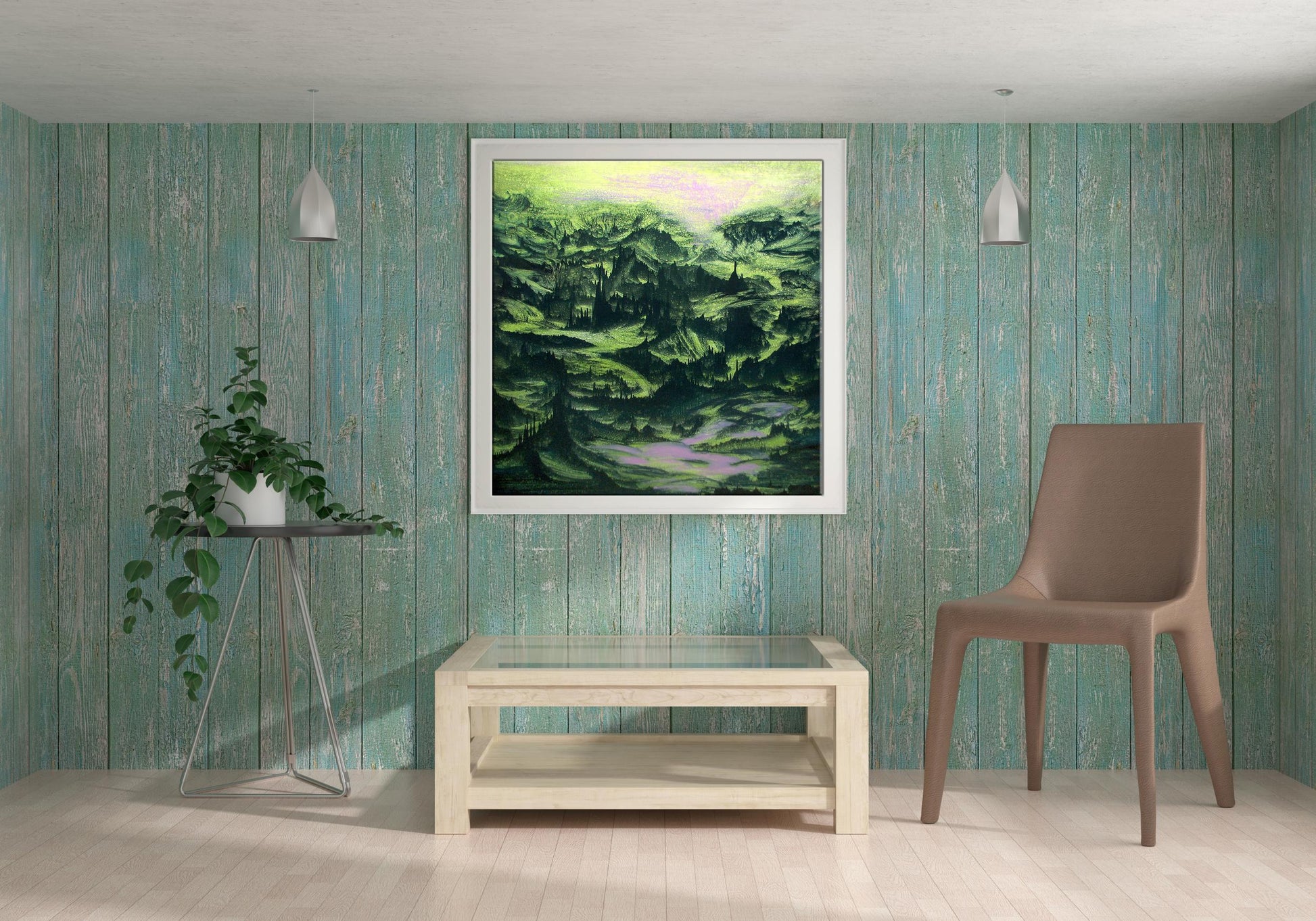 oil landscape room art