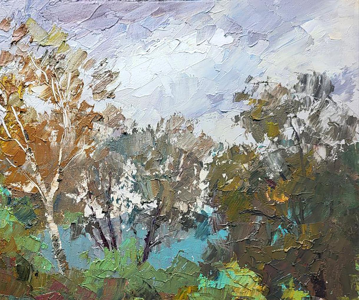 Oil painting The smell of rain Serdyuk Boris Petrovich
