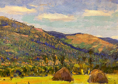 Oil painting Carpathians Zaretskyi Viktor