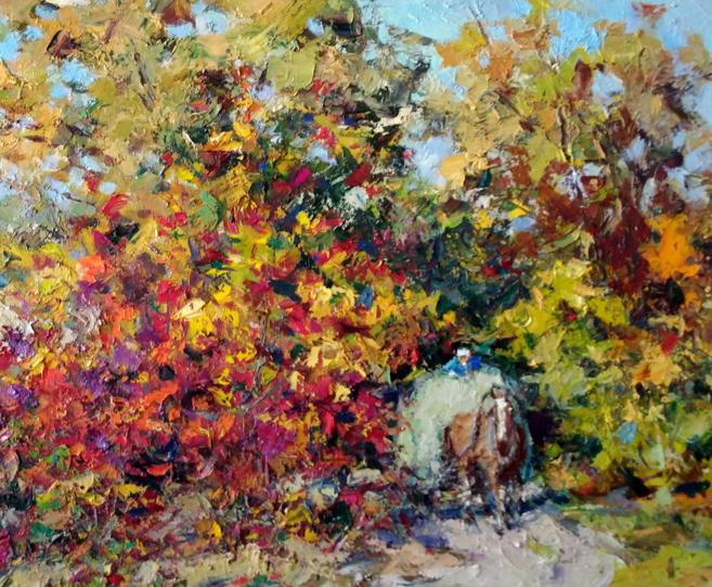 Oil painting Indian summer Alexander Cherednichenko