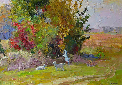 Oil painting October day / Serdyuk Boris Petrovich