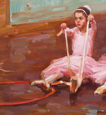 Oli painting Portrait of ballerinas Pereta Vyacheslav