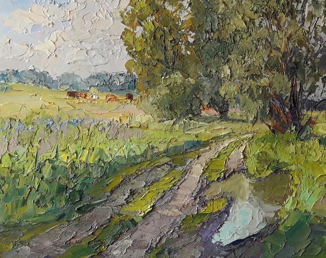 Oil painting Summer day Serdyuk Boris Petrovich №SERB 404