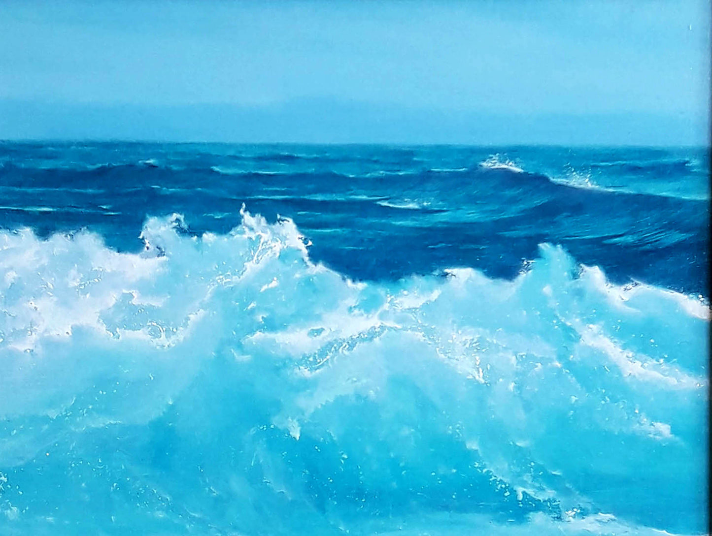 Oil painting Clean sea Vasily Korkishko