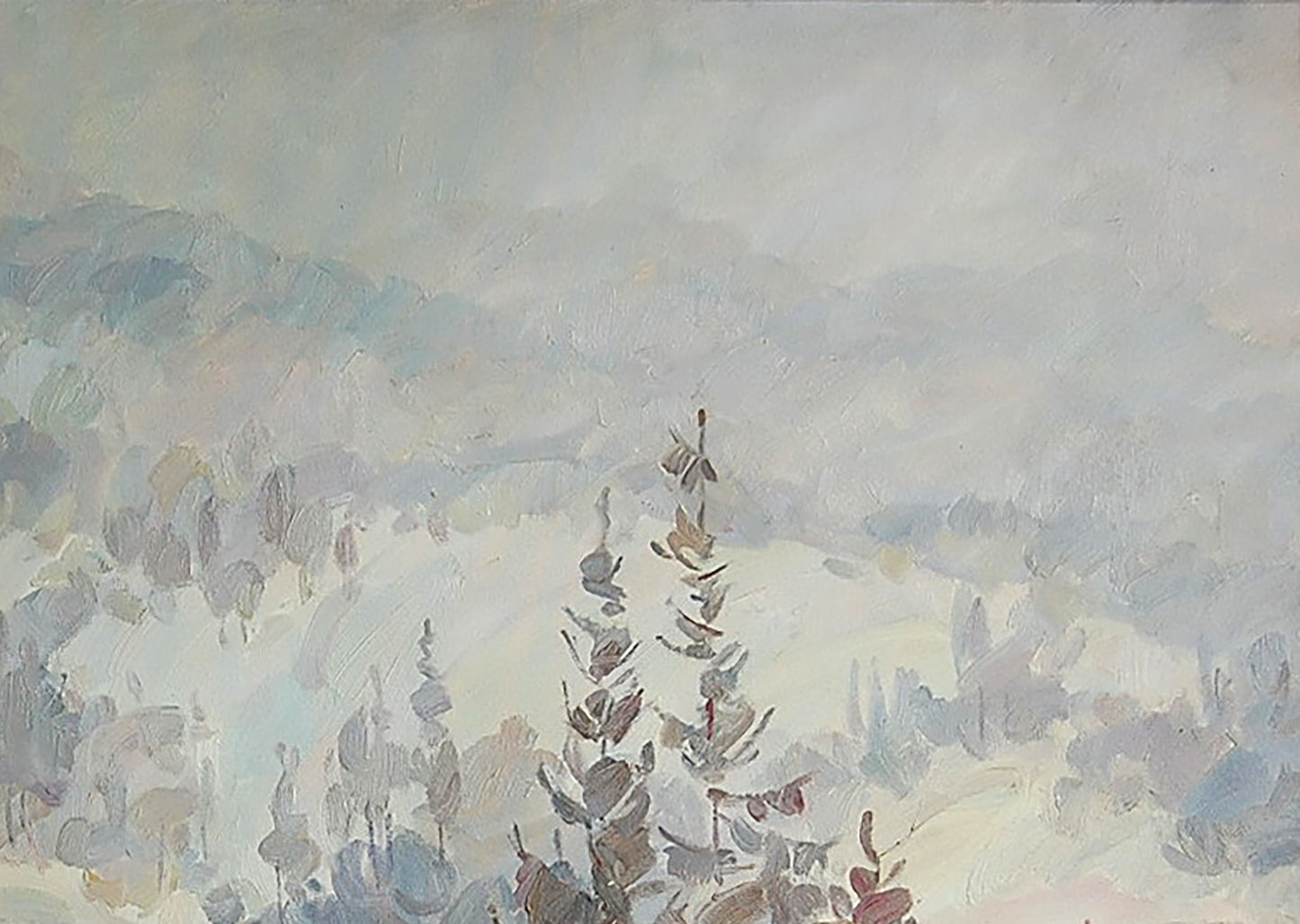 Oil painting In the Carpathians - khurdelitsa Artim Dmitry
