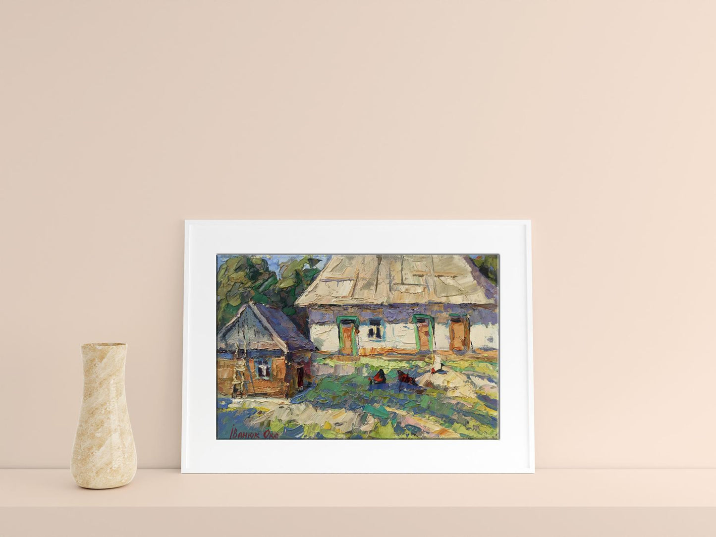 Oil painting house 