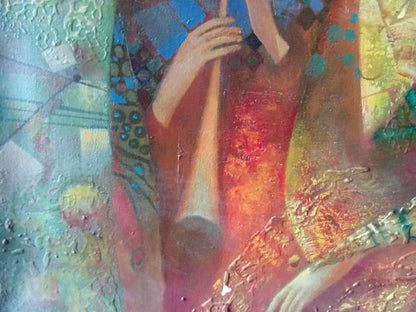 Anatoly Borisovich Tarabanov's oil artwork featuring "Melody"
