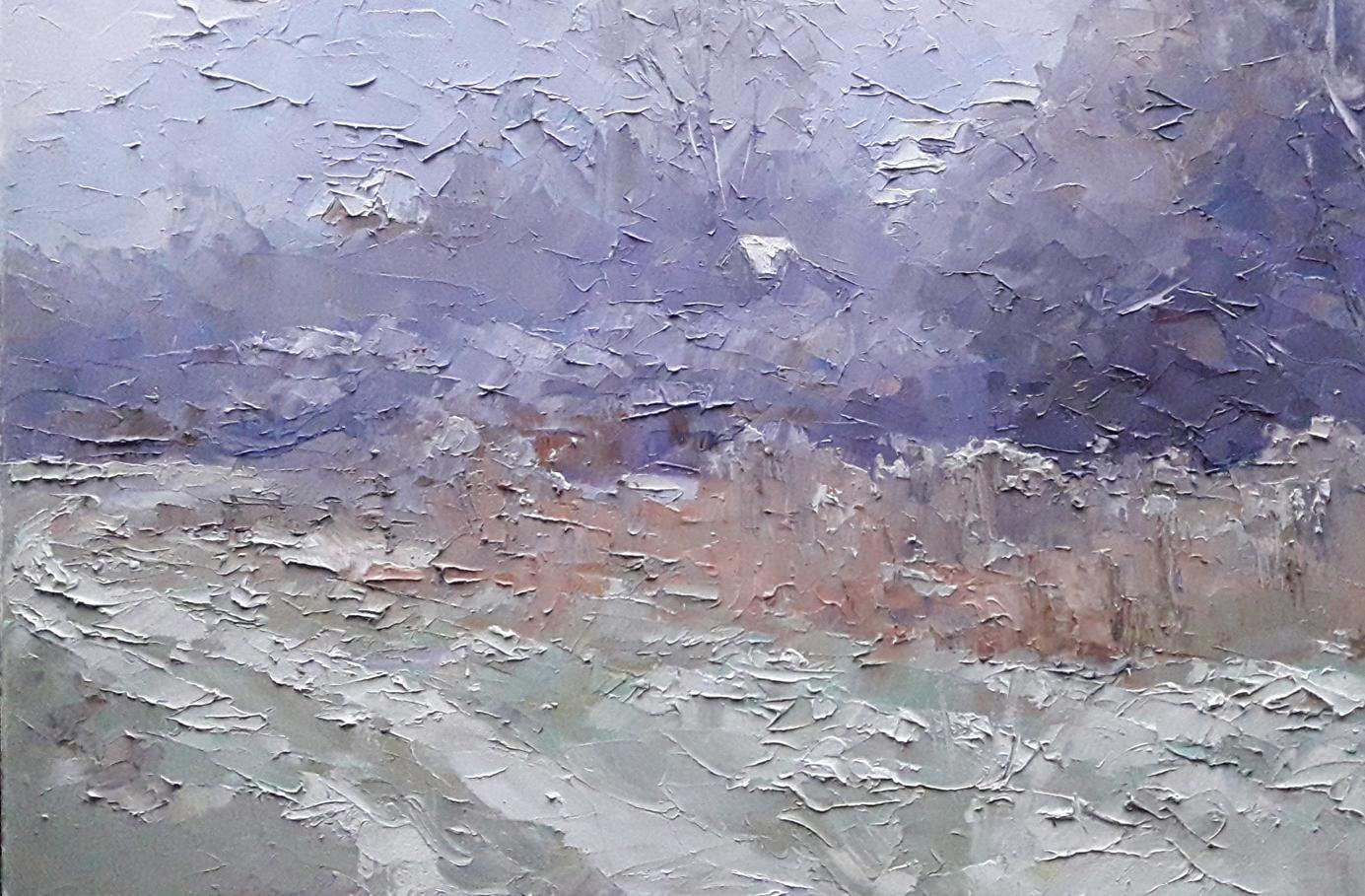Oil painting Lacy winter Serdyuk Boris Petrovich