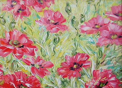 Oil painting Flowers Landscape 