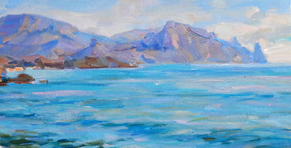 Oli painting Blue Bay Pereta Vyacheslav