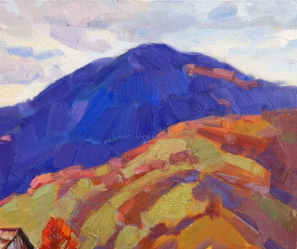 Oli painting Blue Mountain Pereta Vyacheslav