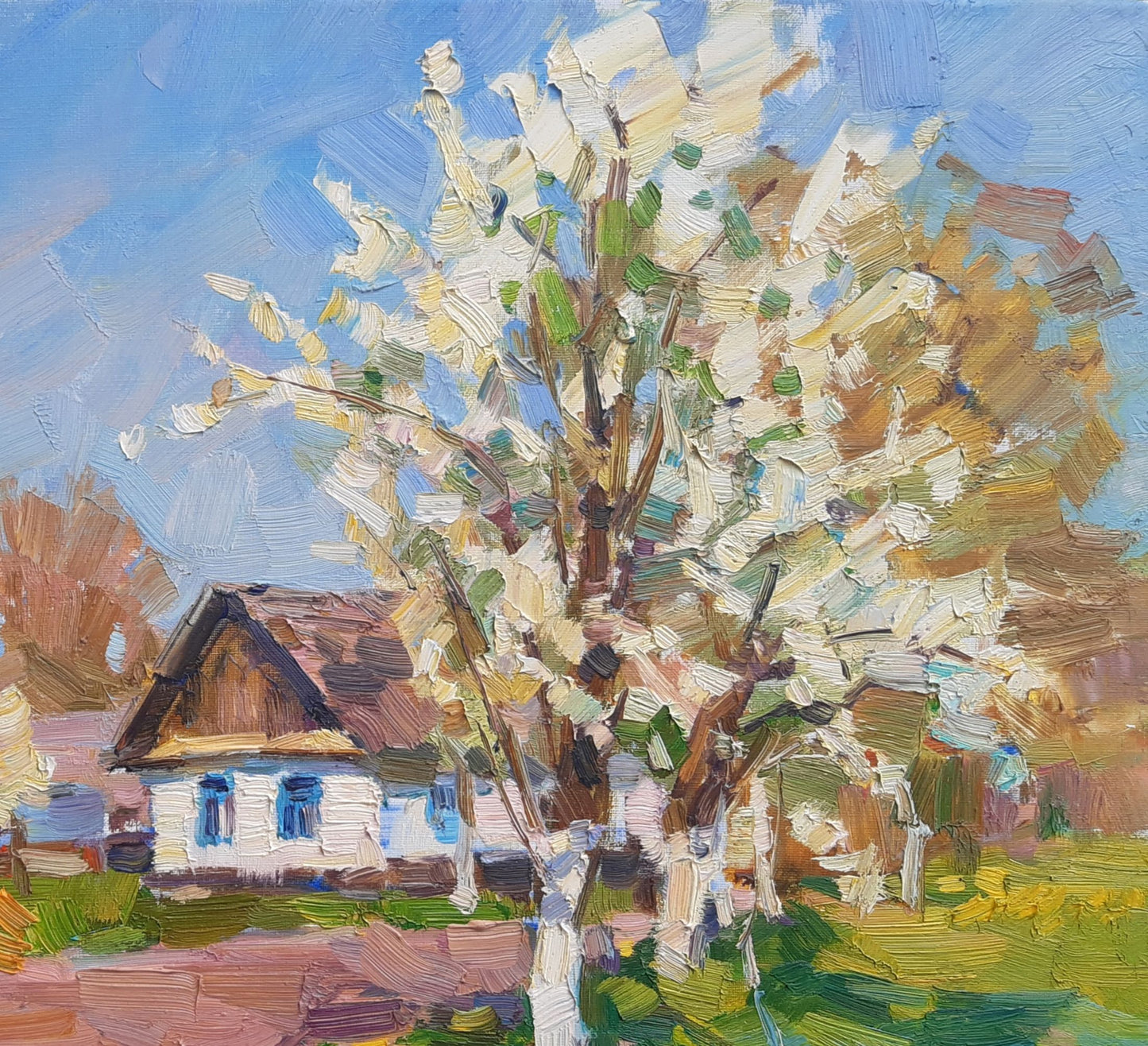 Oli painting April Pereta Vyacheslav