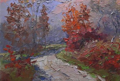 Oil painting Autumn is coming Serdyuk Boris Petrovich