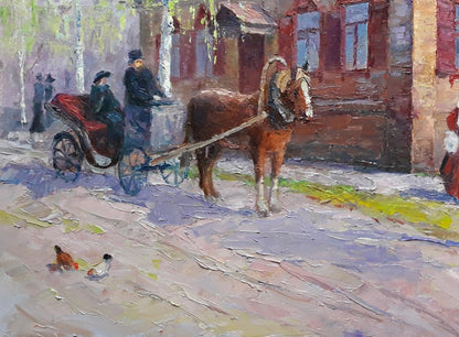 Oil painting Ancient Konotop Serdyuk Boris Petrovich
