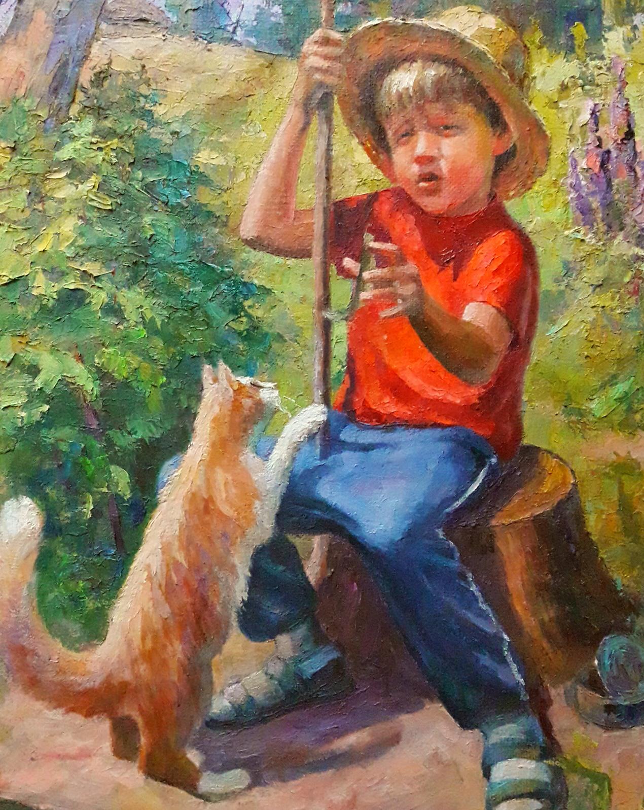 Oil painting Friends Serdyuk Boris Petrovich