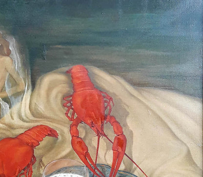 Oil painting Crayfish Korkishko Vasily