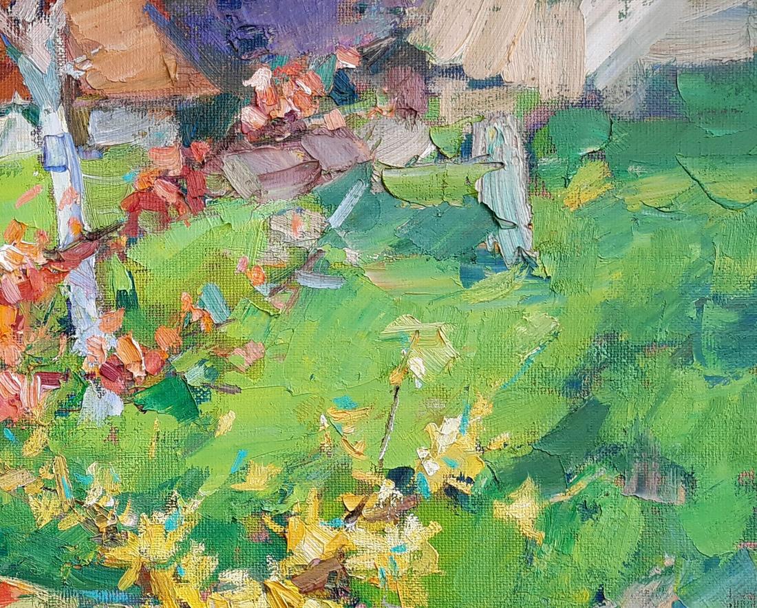 Pereta Vyacheslav's Oil Canvas: Garden Still Life