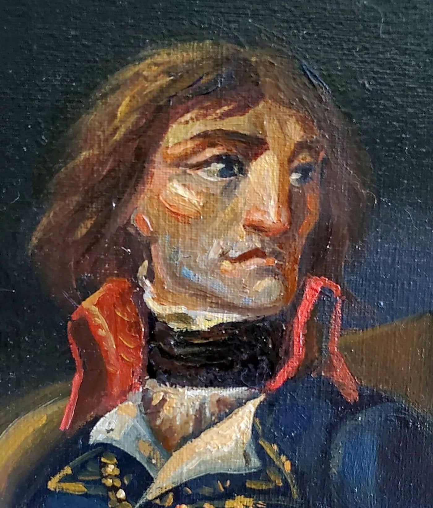 Oil painting Portrait of Napoleon in Egypt Daniil Litvinov