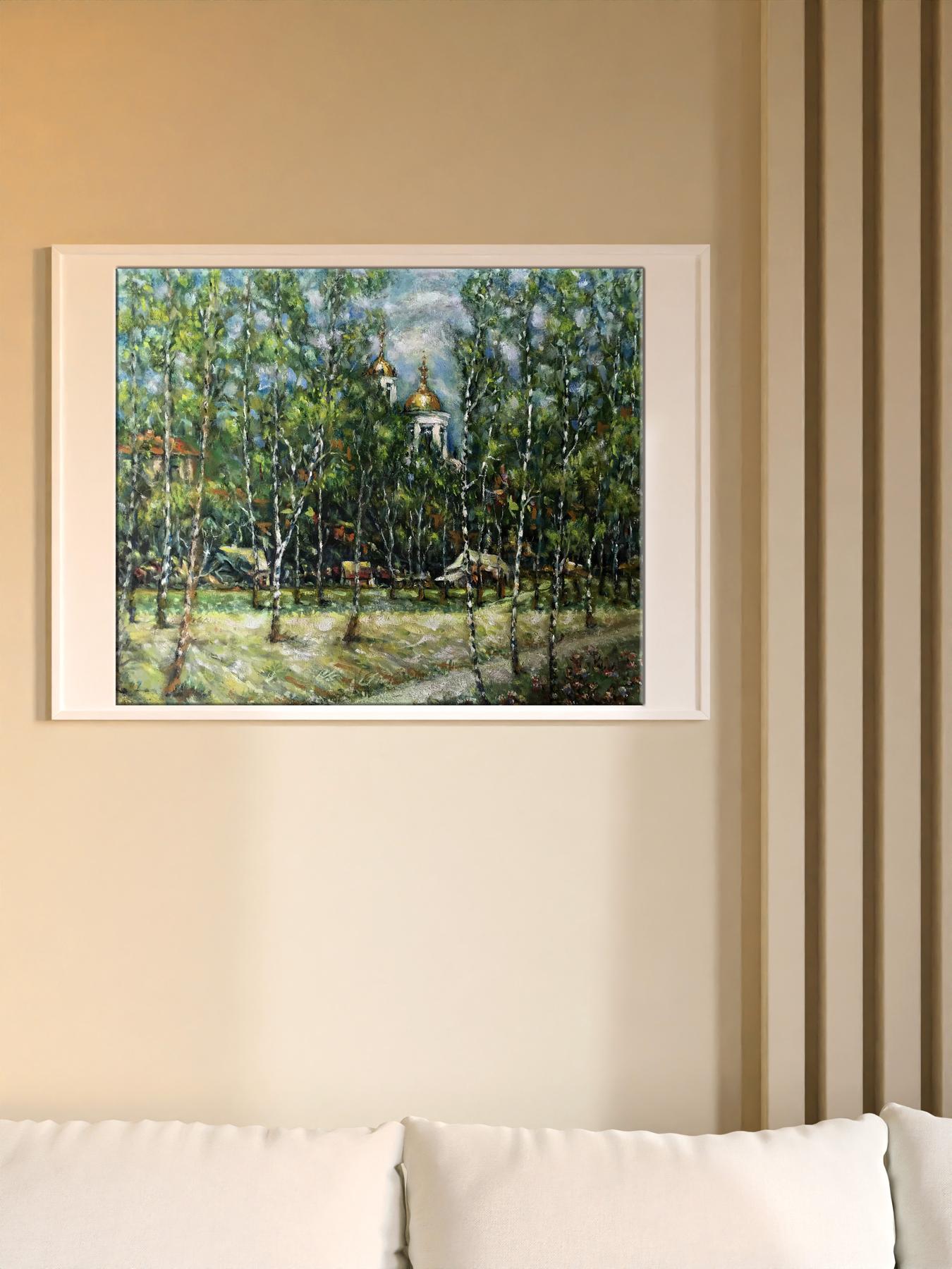 Sumy's birches are the focus of Ivan Leontyevich Shapoval's oil painting
