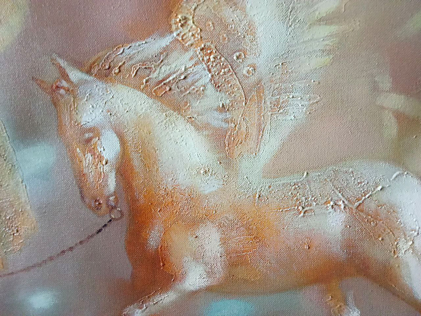 Oil painting Taming Pegasus Anatoly Borisovich Tarabanov