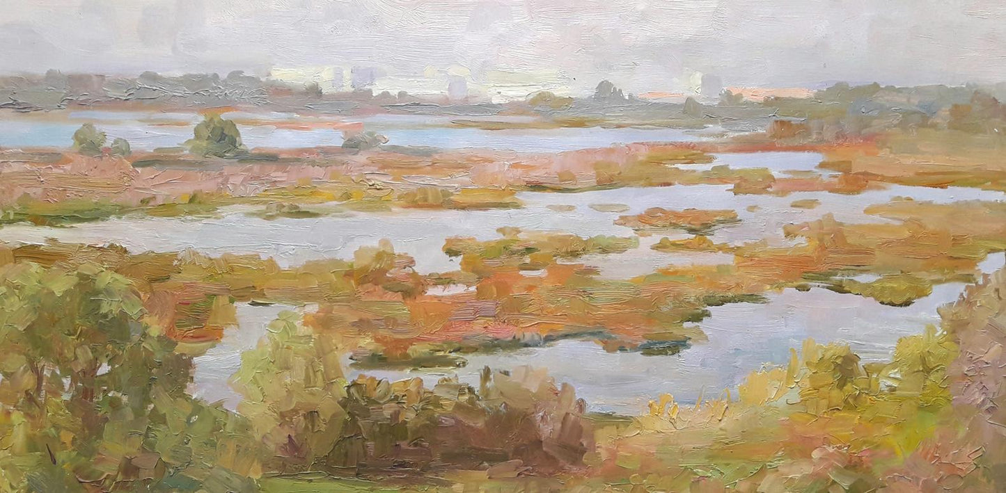 Oil painting Fish lakes Serdyuk Boris Petrovich
