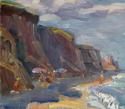 Oil painting Rocky coast Kovalenko Ivan Mikhailovich