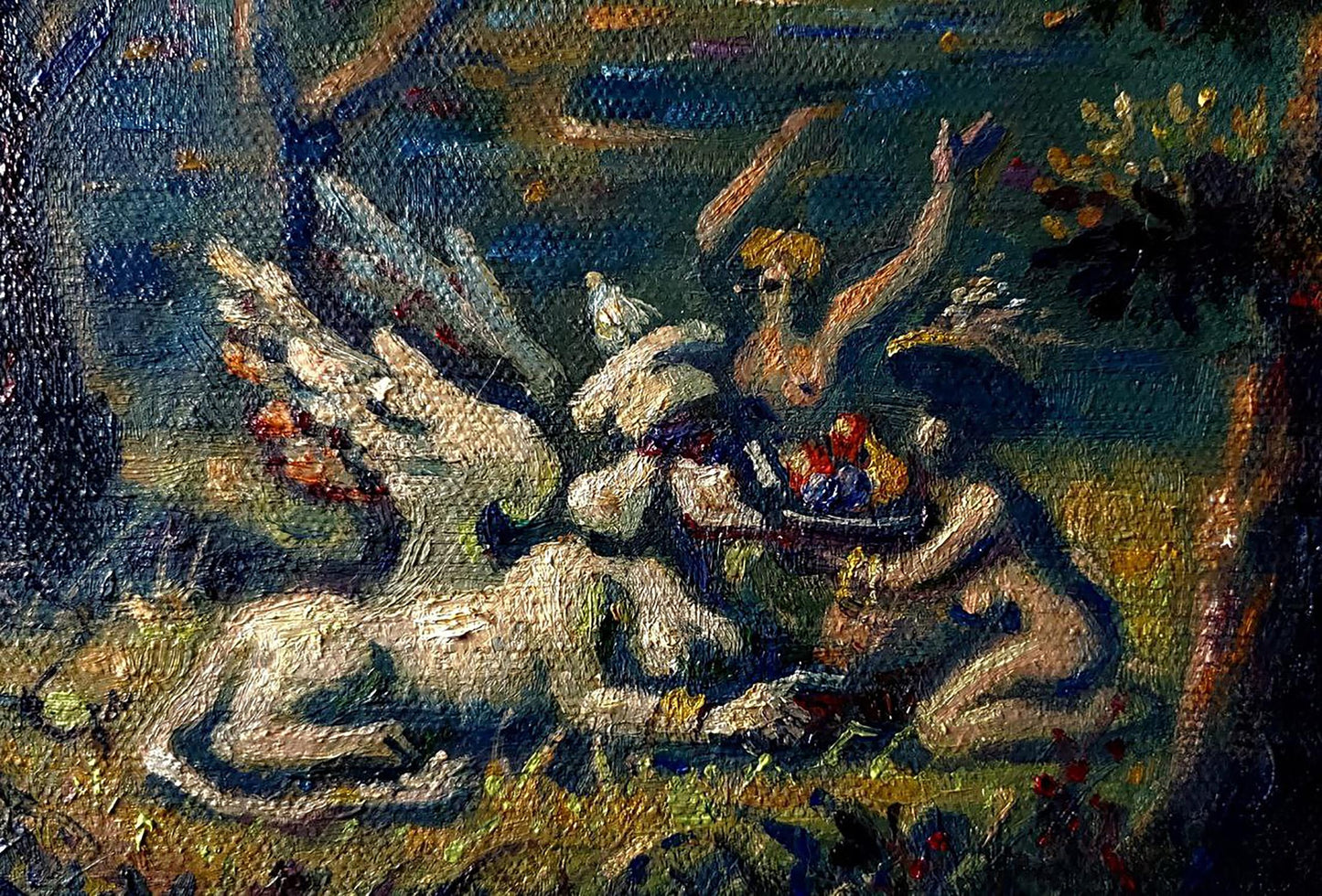 Oil painting Gifts of the forest Litvinov Daniil Olegovich