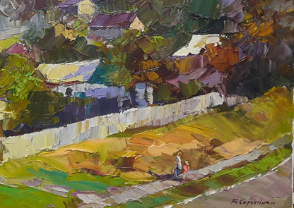 Oil painting October day Serdyuk Boris Petrovich №SERB 520
