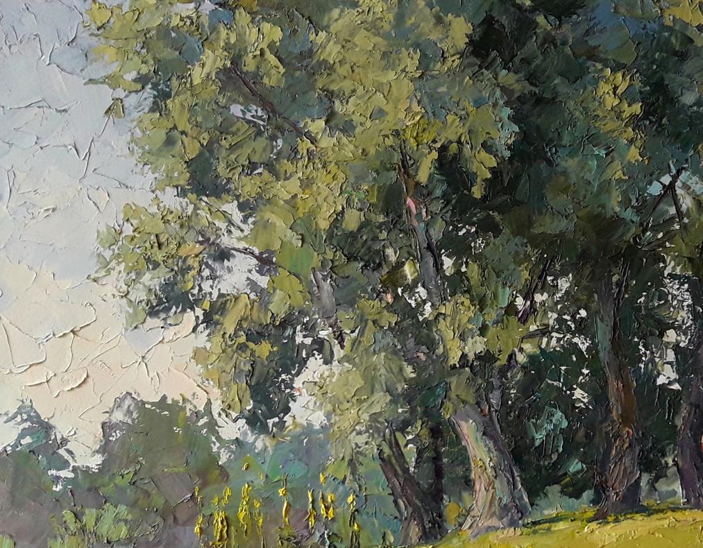 Oil painting Poplars Serdyuk Boris Petrovich
