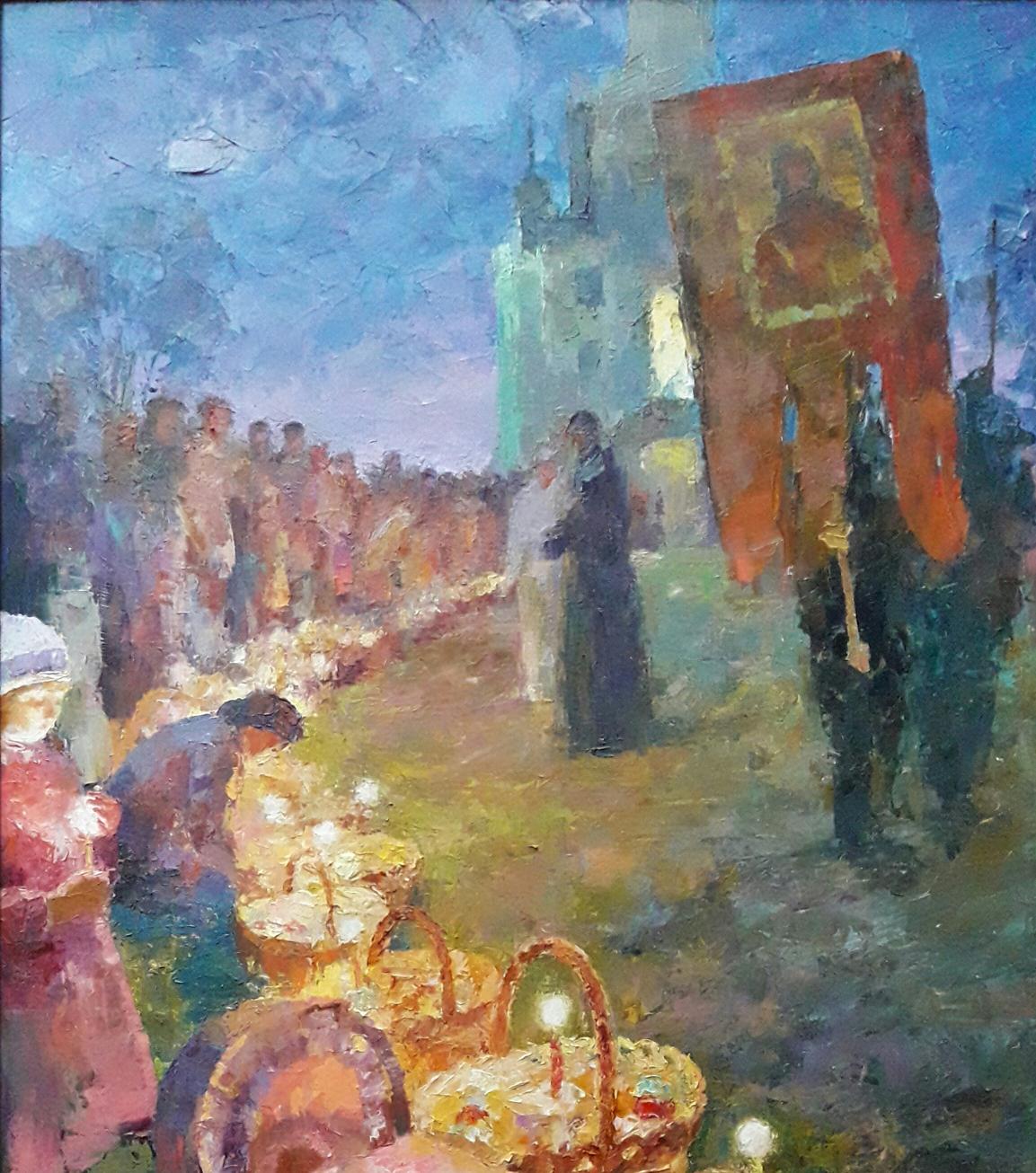 Oil painting Easter Serdyuk Boris Petrovich