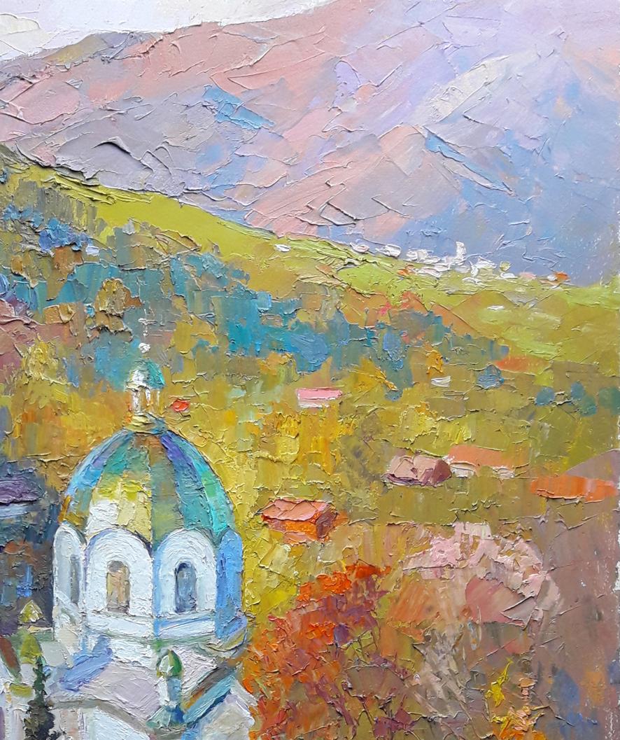 Oil painting Autumn in Slavsko Serdyuk Boris Petrovich