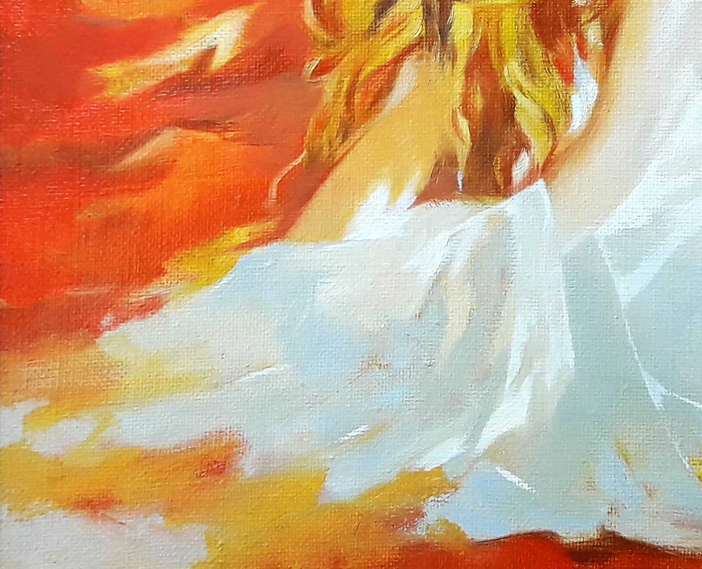 Oil painting Girl in a towel Vasily Korkishko
