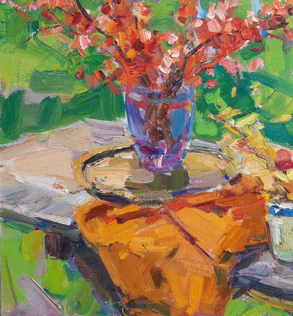 Oli painting Floral still life Pereta Vyacheslav