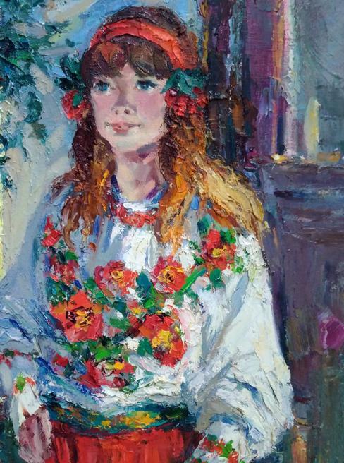 Oil painting Mom is a gift Alexander Nikolaevich Cherednichenko