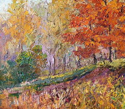 Oil painting Autumn Serdyuk Boris Petrovich