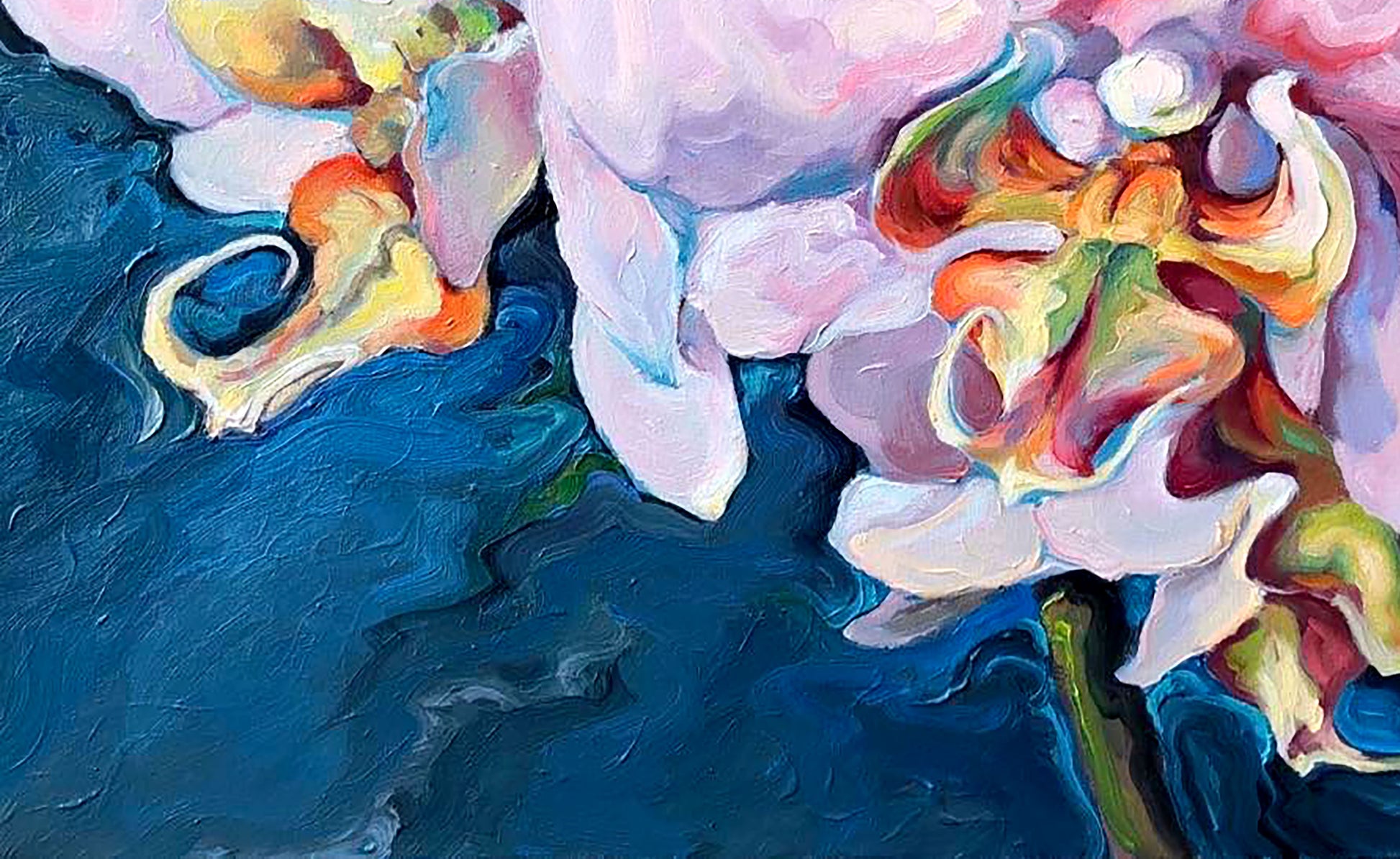 Oil painting Floral Osnach Olesia